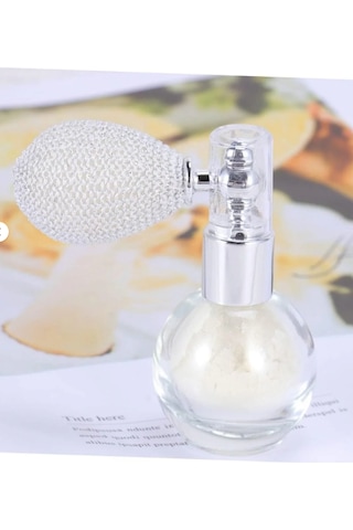 Beyaz & Silver Glitter Toz Sprey Işıltılı Yüz Ve Vücut Simi