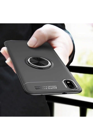 Xiaomi Redmi 7A Kilif Yüzüklü Magnetli Ravel Case 393201799