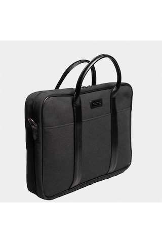 Çantaş Retro Kanvas 35x23 Evrak Ve Laptop Çantası 13 İnç Siyah