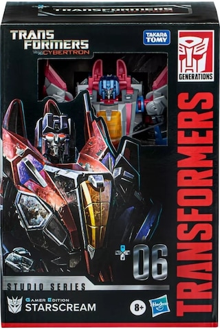 Takara Tomy Transformers Studio Series Deluxe War For Cybertron 06 Starscream Figürü Oyuncakları Transformers