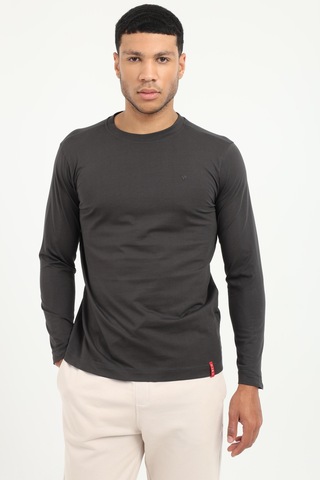 Dufy Erkek Regular Fit Bisiklet Yaka Antrasit Sweatshirt-25504