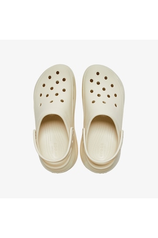Crocs Classic Mega Crush Kadın Krem Terlik Düz 207988 KREM Krem