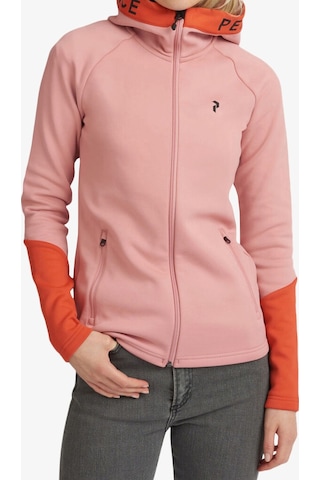 Peak Performance W Rider Mid Zip Hood Kadın Pembe Softshell Mont G78879040-30192 Pembe