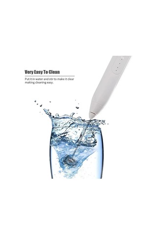 2 İn 1 Usb Şarj Edilebilir Elektrikli Yumurta Çırpıcı Mini Blender Viski Kahve Mikser Alet Ev İçin Çift Kafa Süt Pişirme Mikser Bar Kırmızı Kırmızı