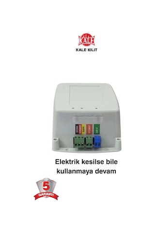 Kale Kilit Motorlu Sessiz Otomat Kd050/30-400 Kumandalı, Damla Anahtarlı, Elektrikli Kapı Kilidi