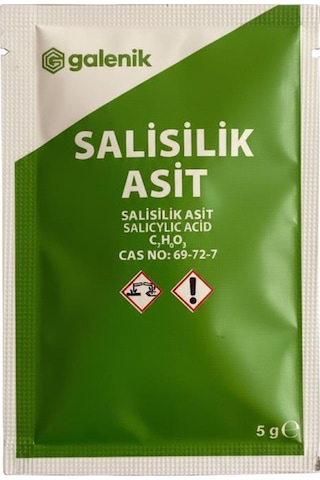Galenik Salisilik Asit Acıde Salıcylıque 5 Gr X 50 Adet