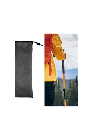 Homyl Bağcıklı Saklama Çantası Hafif Çadır 13cmx60cm Siyah