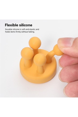 Mavi Fonken 1 Adet Evrensel Silikon Kanca Mutfak Yaratıcıları Kendinden Yapışkanlı Diş Fırçası Tutucu Çok Amaçlı Su Geçirmez Depolama Tutucular Mavi