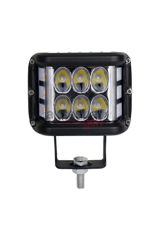 Offroad Sis Çalışma Lambası 2 Adet Turuncu Beyaz Cakar Modlu 12 Led 36W  A+ İthal Ürün