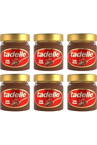 Tadelle Parça Fındıklı Kakaolu Fındık Ezmesi 200 Gr X 6 Adet