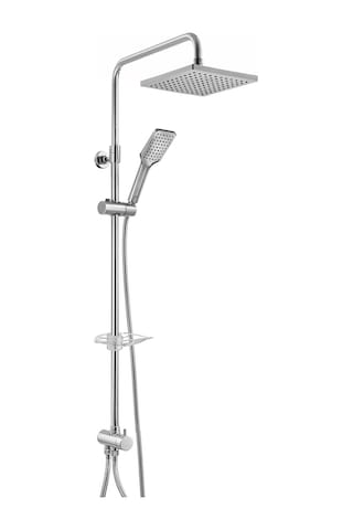 Eca Tiera Teleskobik Kolonlu Banyo Tepe Duş Sistemi Kare Takım 102158042 Krom