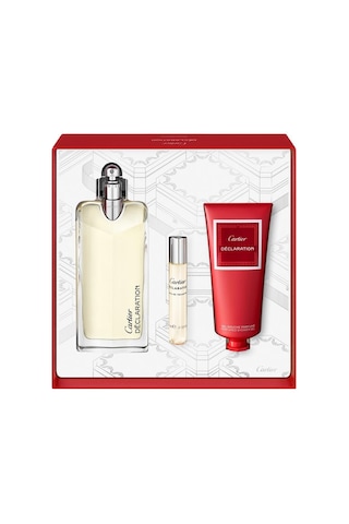 Cartier Declaration Edt 100 Ml + Edt 10 Ml + 100 Ml Shower Gel Erkek Parfüm Seti Çiçeksi