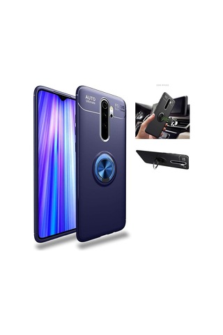Oppo A9 2020 Yüzüklü Standli Manyetikli Kamera Korumali Kilif 409814059