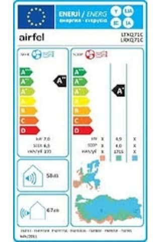 Airfel Vibe LTXQ71C A++ 24000 BTU Inverter Duvar Tipi Klima