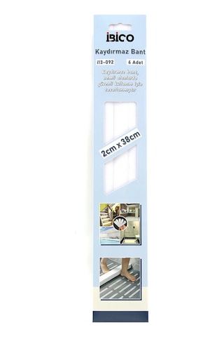 Banyo Ve Islak Zeminler İçin 6 Parçalı Kayma Önleyici Bant Seti 2x38 Cm Diğer