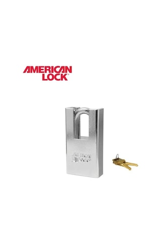 Amerıcan Lock A5300 Saklı Kelepçeli Masif Çelik Asma Kilit. 44mm