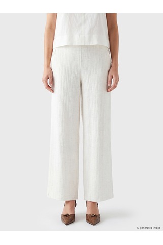 Lcw Comfort Beyaz Beli Lastikli Kadın Pantolon