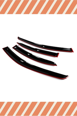 Mercedes C (W203) 2000-2007 Modellerine Özel 4'lü Mügen Tip Cam Rüzgarlığı