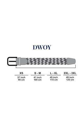 Dwoy Elastik Örgü Kemer Bej-939