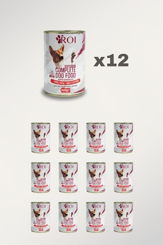 Yetişkin Köpek Kuzu Konservesi 12 Adetx 400 Gr.