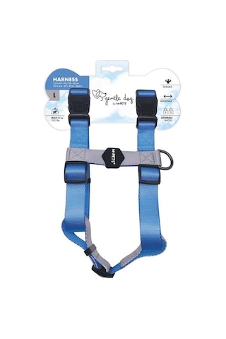 M-pets Gentle Köpek Göğüs Tasması Mavi L Mavi