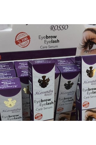 Alessandra Rosso Kaş Kirpik Bakım Serumu Organik Yağ Karışımı Doğal Serum 10Ml