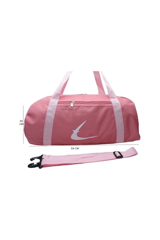 Msmixxstore Somon Renk Suya Dayanıklı Kumaş Seyahat Spor Gym Ve Fitness Çantası Somon
