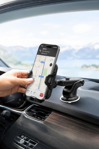 Premium Klipsli Aparat Magnetic Car Holder Araç İçi Telefon Tutucu Jx010 Siyah