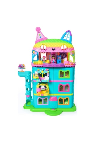 70742 Gabbys Dollhouse Festival Evi Eğlenceli Müzikli Oyun Seti 63 Cm -spinmaster