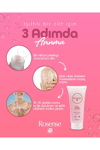 Rosense Body Scrub Rose Vücut Peelingi
