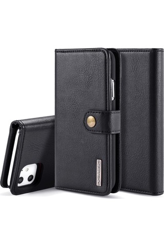 İphone 11 - Huahuı Cüzdan Kılıf/manyetik Kapak - Siyah Siyah Siyah Çok Renkli