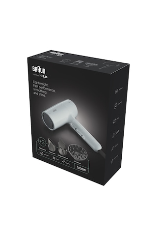 Braun Brhd235e Hd2.35 Iontec Difüzörlü Saç Kurutma Makinesi, 3 Başlıklı, 2200w