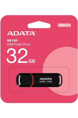 Adata Uv150-32gb Usb3.2 Gen1 Black Flash Bellek