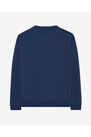 Skechers M Essential Crew Neck Sweatshirt Erkek Lacivert S242113-410