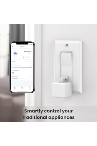 Mufunye Akıllı Tuş Kontrol Robotu, Bluetooth Uzak Kumanda, Ev Aletlerini Kahve Makinesi, Süpürge Kontrol Edebilir, Alexa Ve Google Home İle Uyumlu, Beyaz, Dahili Pil Beyaz