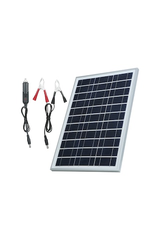 Hfambition 60w Monokristal Güneş Paneli Seti: Ip65 Su Geçirmez, Dc18v Çıkış, Krokodil Klipsi + Araç Şarj Cihazı, Taşınabilir Çerçeveli