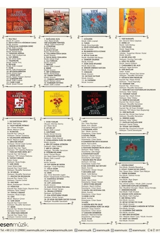 Yedi Karanfil- Seven Cloves 8 Cd Box Set Cd