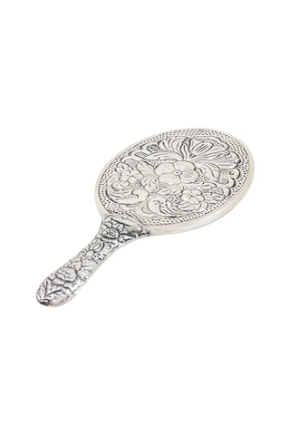 Altın Sepeti GA056 Hürrem Sultan Büyük Boy Gümüş El Aynası