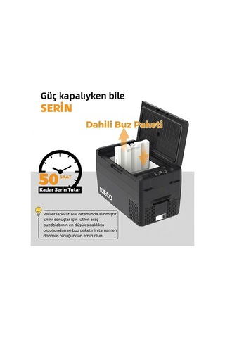 Mcd25b 12/24volt 25 Litre Kompresörlü Oto Buzdolabı/dondurucu + Buz Kaseti