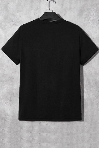 Unisex K.atatürk İmza Baskılı T-shirt Siyah