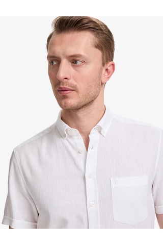 Pierre Cardin Erkek Beyaz Gömlek Kısa Kollu 50325340-vr013