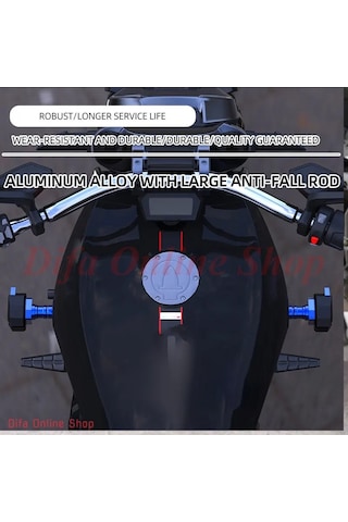 Merpa Motosiklet Motor/Şase Koruma Takozu Profesynl 144mm Kırmızı