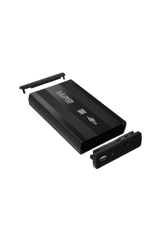 3.5 Sata Harici Harddisk Kutusu Usb 2.0 Alüminyum Kasa, 2tb Destek, Tak Çalıştır Hdd/ssd Disk Kutusu
