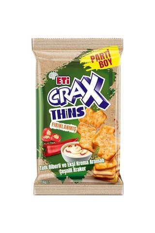 Crax Thins Tatlı Biberli Ekşi Kremalı Kraker 110 G