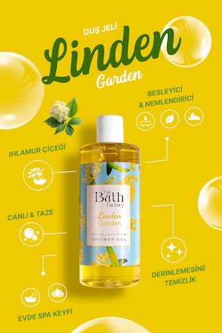Nemlendirici Ve Besleyici Ihlamur Bahçesi Duş Jeli 400 Ml