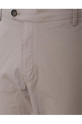 Uki Bej Slim Fit Chino Pantolon Bej