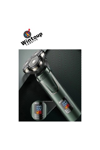 Wintoup 3in1 Tıraş Makinesi Dijital Göstergeli 3 Başlıklı Tıraş Makinesi