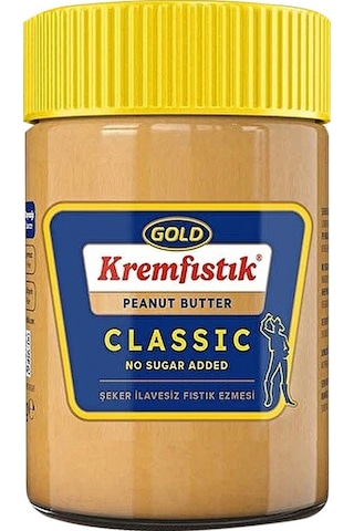 Gold Fıstık Ezmesi Classic Ve Şekersiz 340 Gr 2 Li Paket