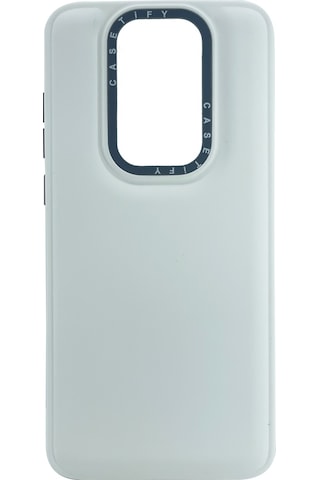 Nettech Xiaomi Redmi Note 8 Pro Uyumlu Casetify Buff Seri Arka Koruma Kılıf - Beyaz Beyaz