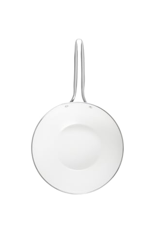 Madame Coco Nano Seramik Wok Tava - Gri/beyaz - 28 Cm Çok Renkli